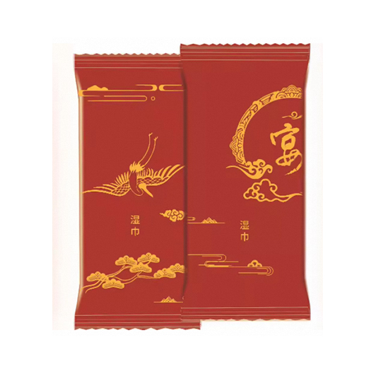 China Supplier Serrated Packing Wet Towels 30x30cm/customized Wet Towels for Tourism/Hotel 图2
