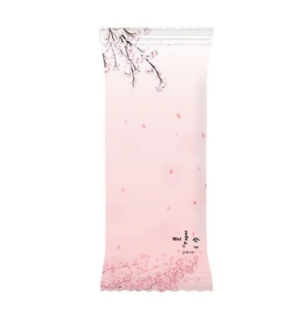 Custom Digital Printing Logo Eco-Friendly Portable Wet Wipes 1pc Travel Size for Restaurant for Personal Business Use Factory