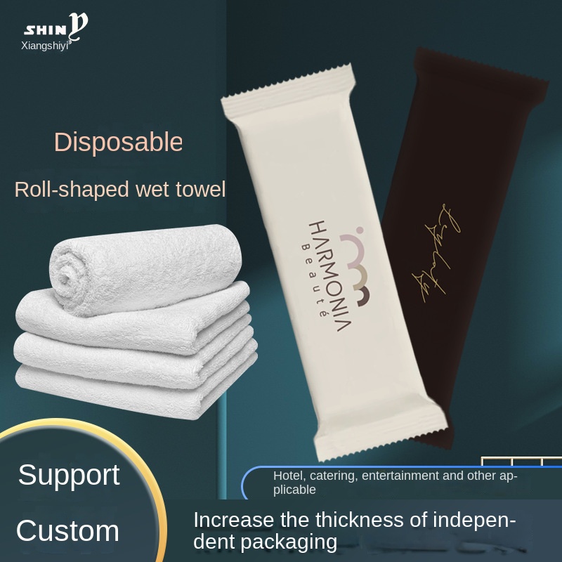 Customizable Single Roll Wet Towel Disposable Polyester Premium Quality for Club Hotel Restaurant Exhibition-Factory Package 图4