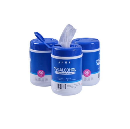 Factory Custom Logo 75% Alcohol Wipes 60 Pcs Bucket for Office & Home for Car Hotel Cleaning Multipurpose SterilizationMOQ10000buckets 图6