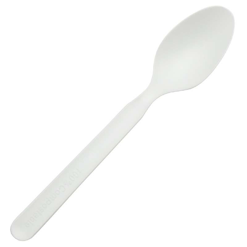 Factory Custom Logo Biodegradable Corn Starch Disposable Cutlery Western Steak Restaurants Modern Parties Fork Knife Plastic 图6
