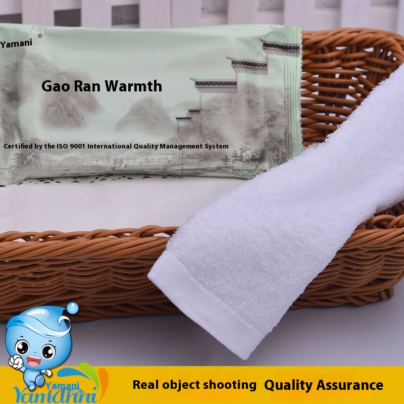 Factory Custom Logo Disposable 25g Pure Cotton Wet Towel for Hotels Restaurants Travel Cleaning Cleansing Wipes 图2
