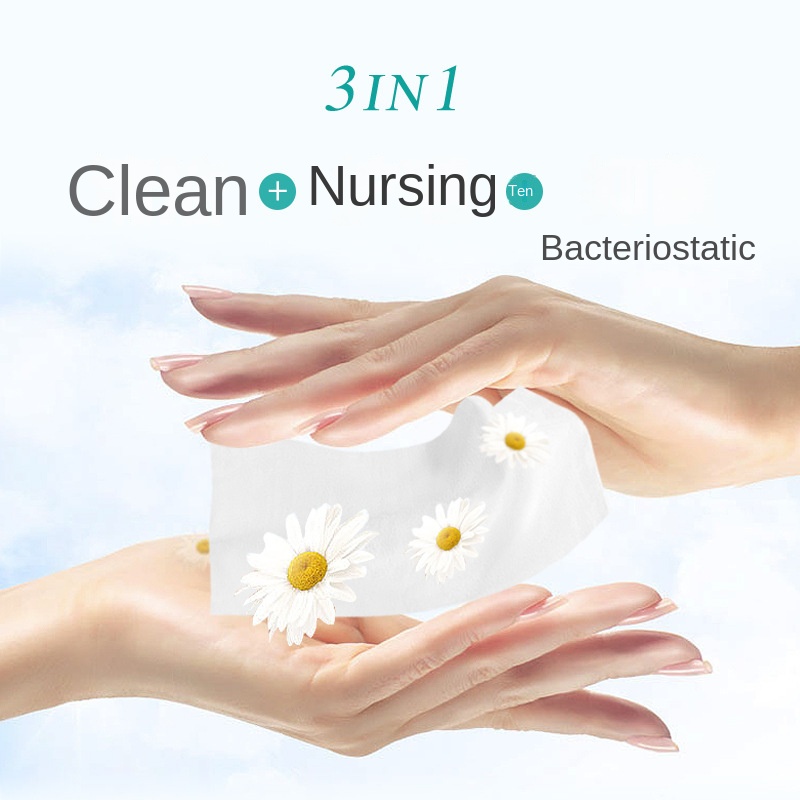 Factory Custom Logo Portable Chamomile Essence 1pc Adult Wet Wipes for Cleaning Nursing Male Female Genital Areas 图5