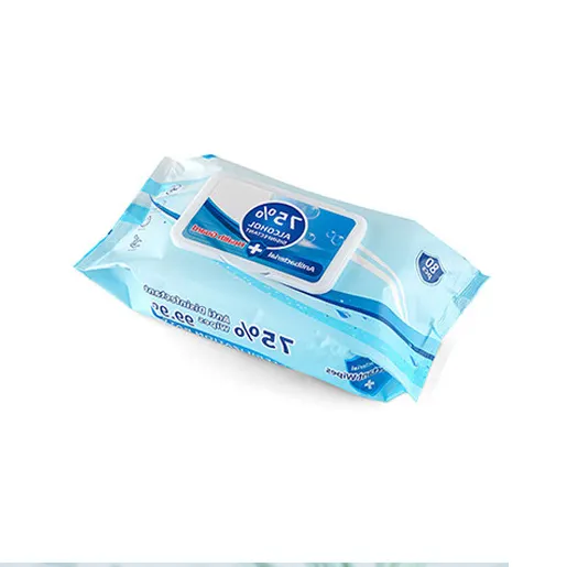 Factory Customize Personal Care Adults 80pcs Clean 75% Alcoholic Wet Wipes with Sterilization Rate Reaches 99.9% 图6