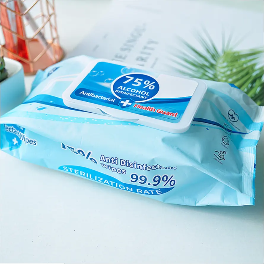 Factory Customized 80-Piece Car Wash Wet Wipes 75% Alcoholic Multi-Purpose for Dashboard Seats & Steering Wheel Detailing