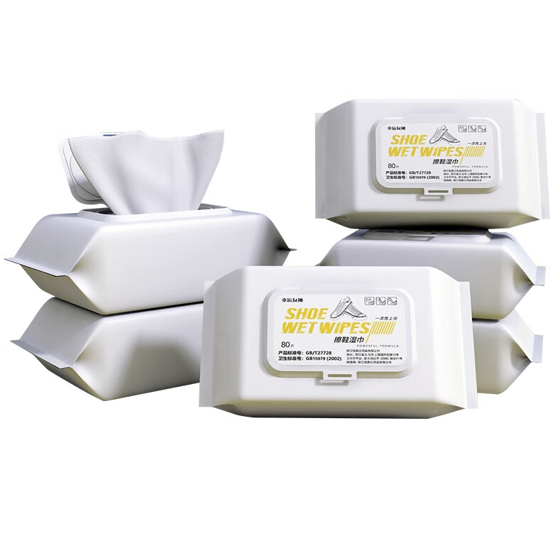 Factory Customized Logo 12Pc Shoe Wiping Wet Wipes for Travel Shoes, Leather Shoes, Sports Shoes, White Shoes 图5