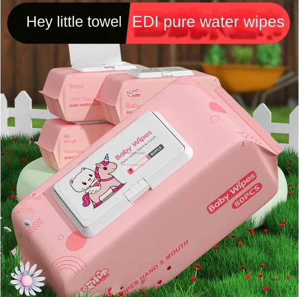 Factory Customized Logo 80pcs Eco-Friendly Soft Baby Wet Wipes Non-Irritating Cleansing for Infants' Mouth Hands Nose 图4