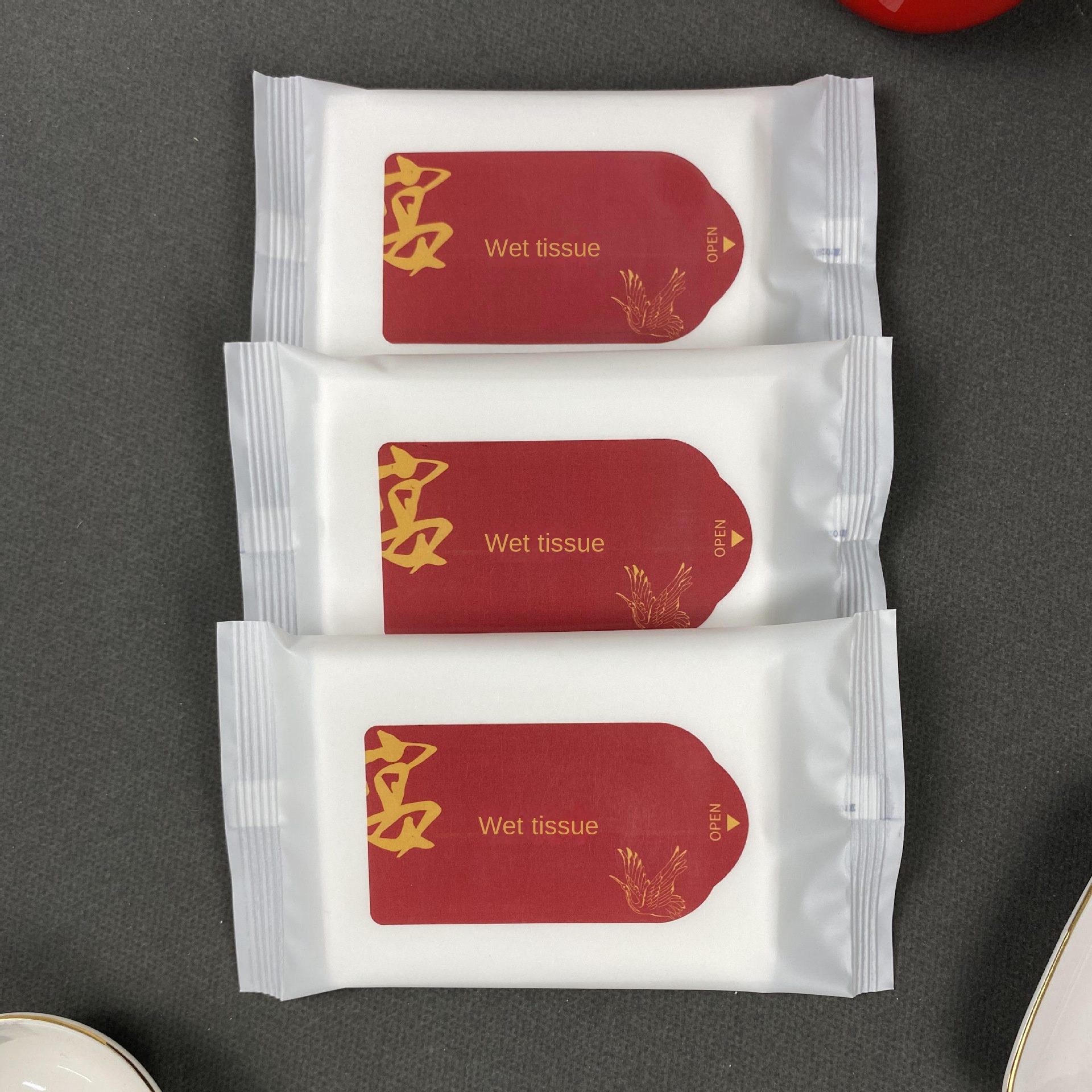 Factory Customized Logo Eco-Friendly 5-Piece Wet Cleansing Wipes for Baby's Birthday & Wedding Celebrations 图6