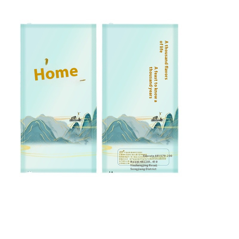 Factory Customized Logo Eco-Friendly Larger Mechanism Four Sided Sealing Single Wet Wipes Feminine Design for Travel Catering 图2