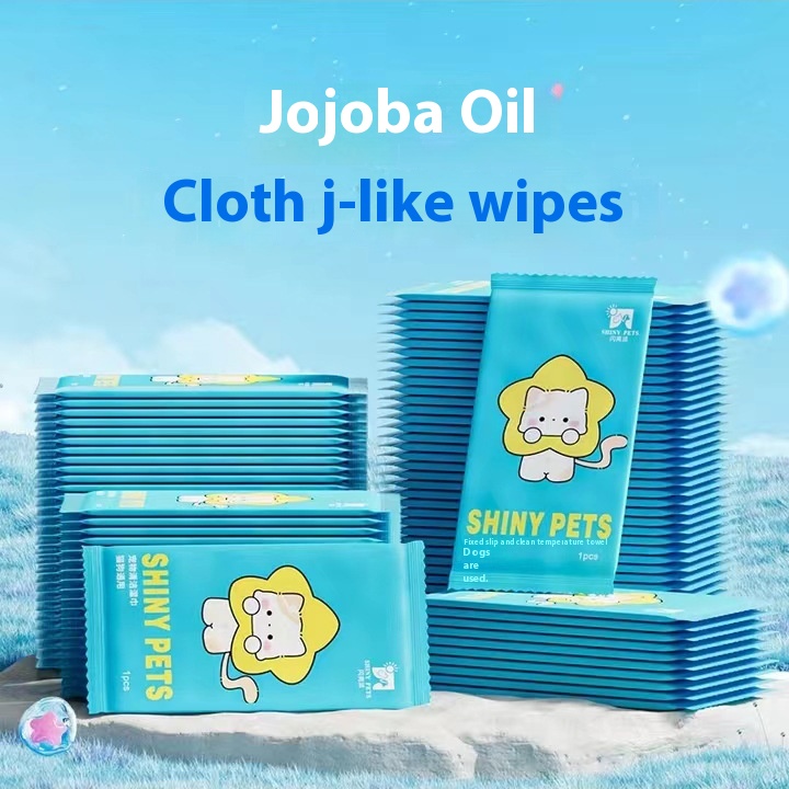 Factory Customized Logo Package Eco-Friendly Portable Cats Dogs 6 Count Pet Wipes for Pets Full Body Cleaning 图4