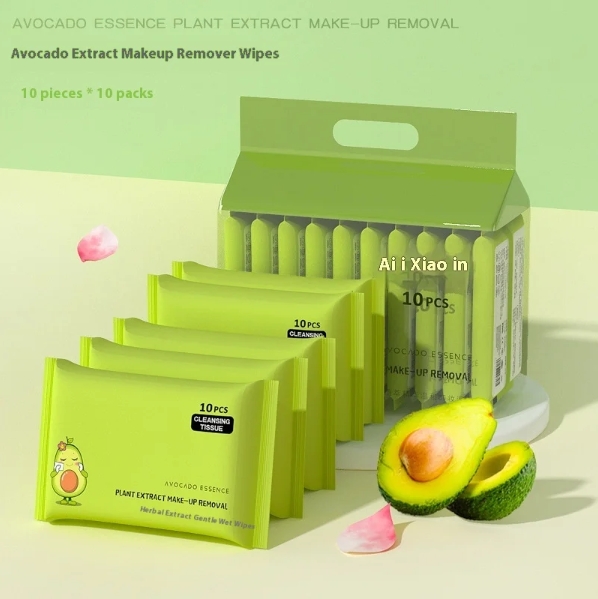 Factory Price Custom Logo 10pcs Makeup Remover Wipes Non-Irritating Feminine Product for Lip Gloss Eyelid for Pregnant Women 图2