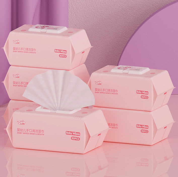 Factory Price Custom Logo Eco-Friendly 80pcs Baby Wet Wipes Soft Non-Irritating Skin Cleansing Wipes for Infants Full Body 图2