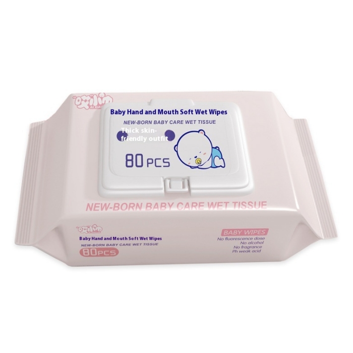 Factory Price Custom Logo Eco-Friendly 80pcs Baby Wet Wipes Soft Non-Irritating Skin Cleansing Wipes for Infants Full Body 图6