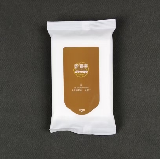 Factory Promotion Custom Small Order 5-Pcs Eco-friendly Wet Wipes for Hotel Catering Advertising Exhibitions Weddings 图4