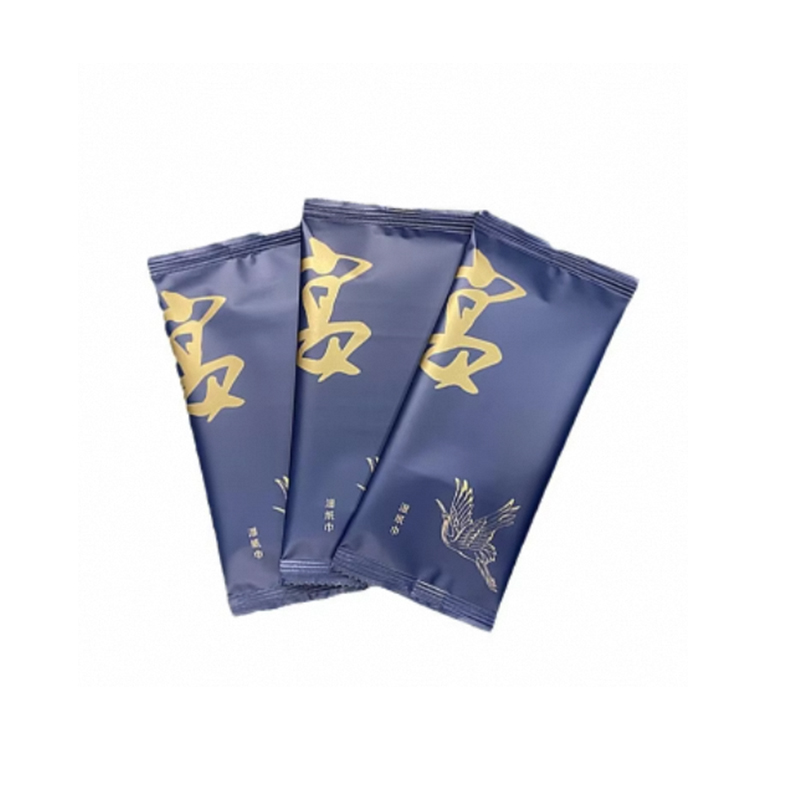Factory Supply Executive Dining Moist Towels Champagne Stain Remover Wet Towel Evening Gown Safe Makeup Wet Towel