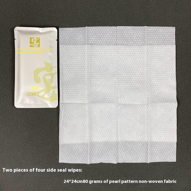 Factory Supply Executive Dining Moist Towels Champagne Stain Remover Wet Towel Evening Gown Safe Makeup Wet Towel 图5