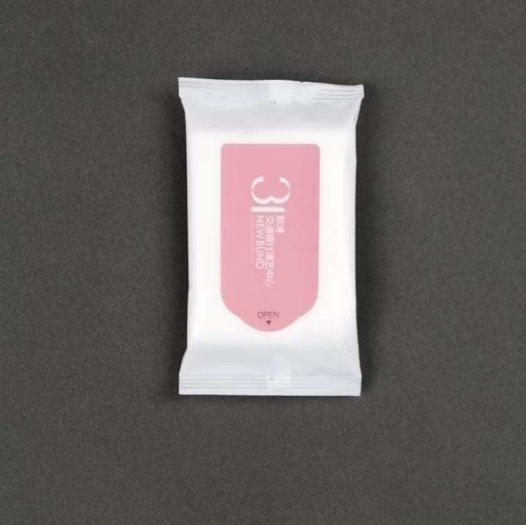 Hot Sale Custom Small Order 5-Pcs Eco-friendly Wet Wipes for Hotel Catering Advertising Exhibitions Weddings