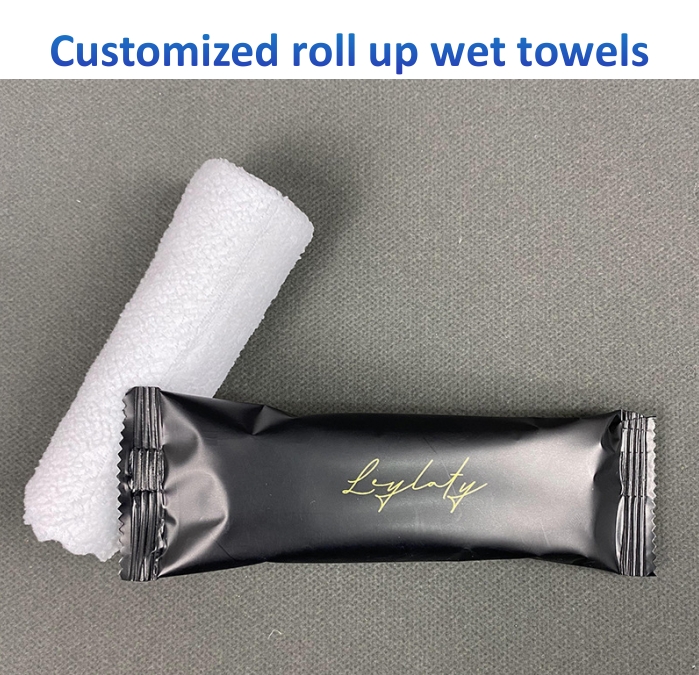 Hot Sale Customizable Single Roll Wet Polyester Towel Premium Quality Factory Packaged for Club Hotel Restaurant Cafe Exhibition 图5