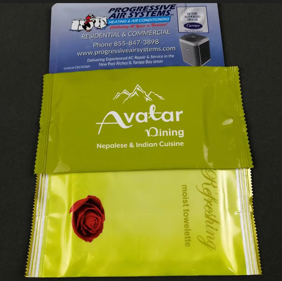 Hot Sale Factory Custom Design Private Label Eco Friendly Cleaning Single Wet Wipes for Hotel Restaurant Travel 图6