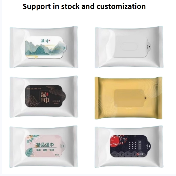 OEM Factory Custom Logo 5-Pcs Eco-friendly Wet Cleansing Wipes for Hotel Catering Advertising Exhibitions & Weddings 图4
