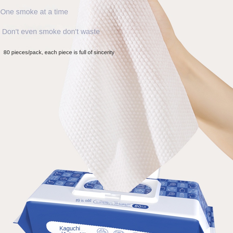 OEM Factory Custom Logo 80 Count Disposable Eco-Friendly Kitchen Cleansing Wipes for Oil Stains Removal 图4