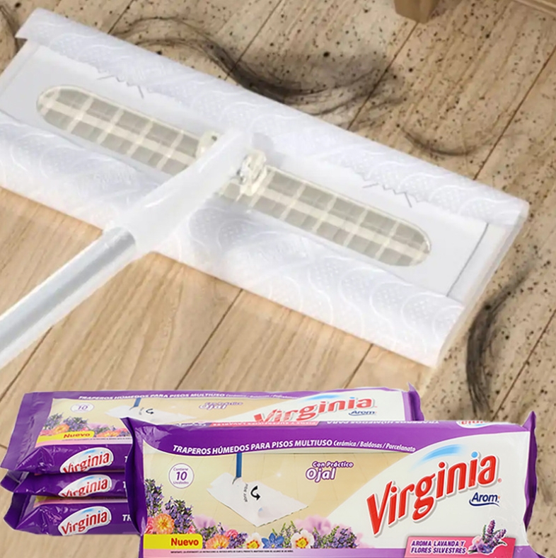 OEM Factory Custom Logo Disposable Large Size 10pcs Wet Cleansing Wipes Floor Mop for Cleaning Wooden Flooring Ceramic Tiles 图3