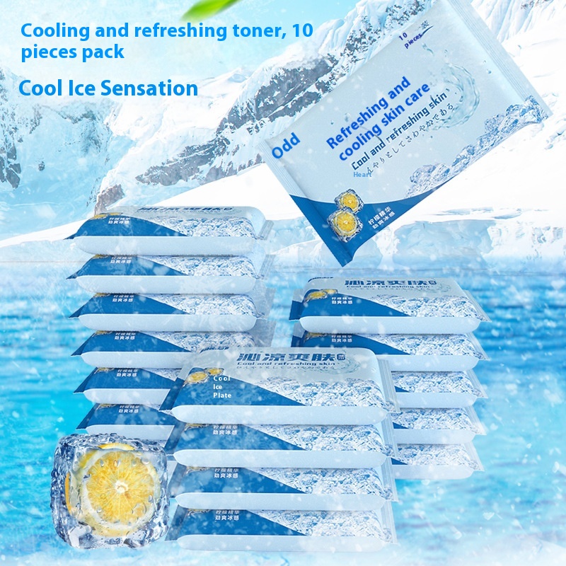 OEM Factory Custom Logo Eco-Friendly Portable 18x15cm Cold Cooling Wet Wipes 10pcs Set for Military Training Sports & Travel 图2