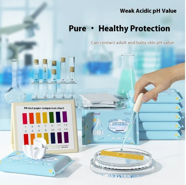 OEM Factory Custom Logo Eco-friendly Pure Water Soft Non-Irritating 10pcs Baby Wipes for Cleaning Baby Hand Mouth Nose 图6
