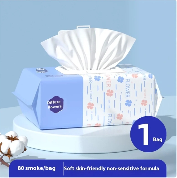 OEM Factory Custom Private Label 80pcs Eco-Friendly Soft Non-Irritating Baby Wet Wipes for Cleaning Baby's Mouth Hands & Nose 图3