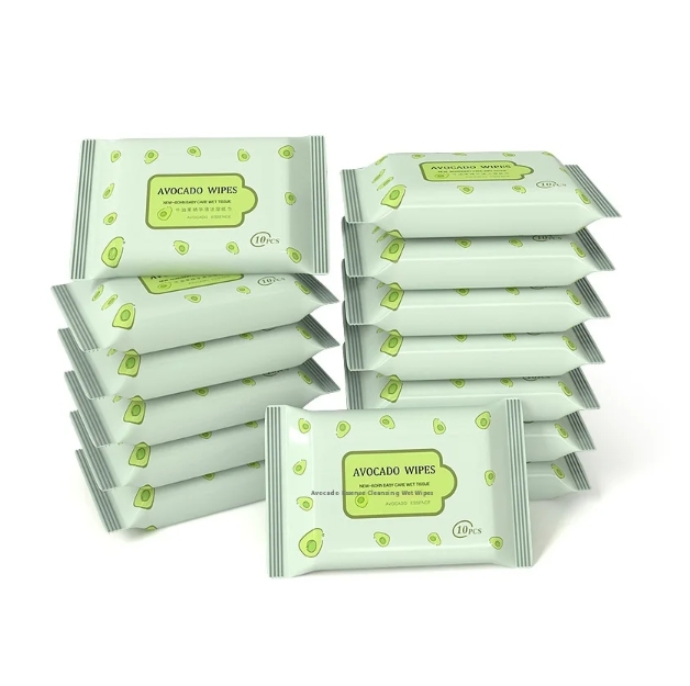 OEM Factory Price Custom 10 Pcs Soft Eco-Friendly Baby Wet Wipes for Infants Non-Irritating for Hand Mouth Nose Care