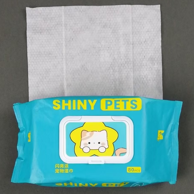 OEM Factory's Custom Logo Eco-Friendly Pet Wipes 80pcs Full Body Cleaning Wipes Without Alcohol 图3