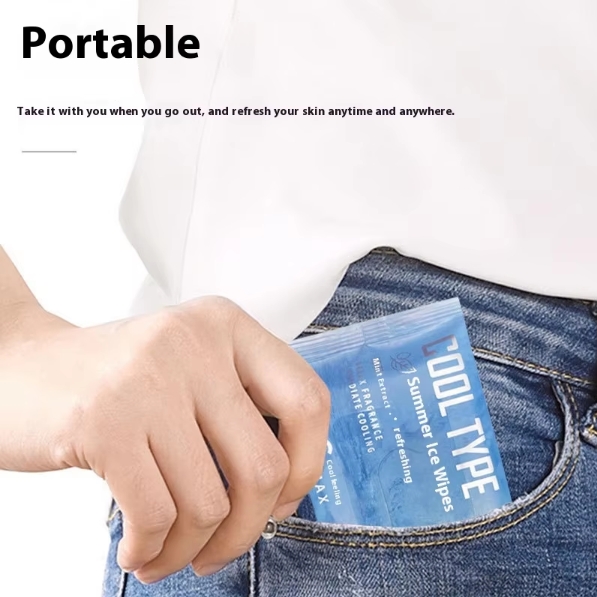 OEM Factory's Portable Eco-Friendly 10pcs Wet Wipes Custom Logo for Sports Training Military Travel 图3